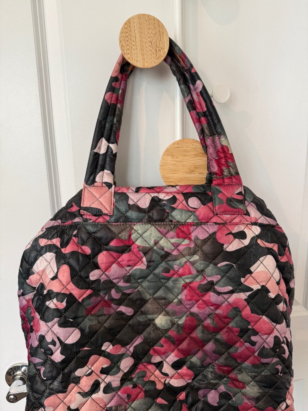 MZ Wallace Large Metro Tote Deluxe in Dahlia Camo